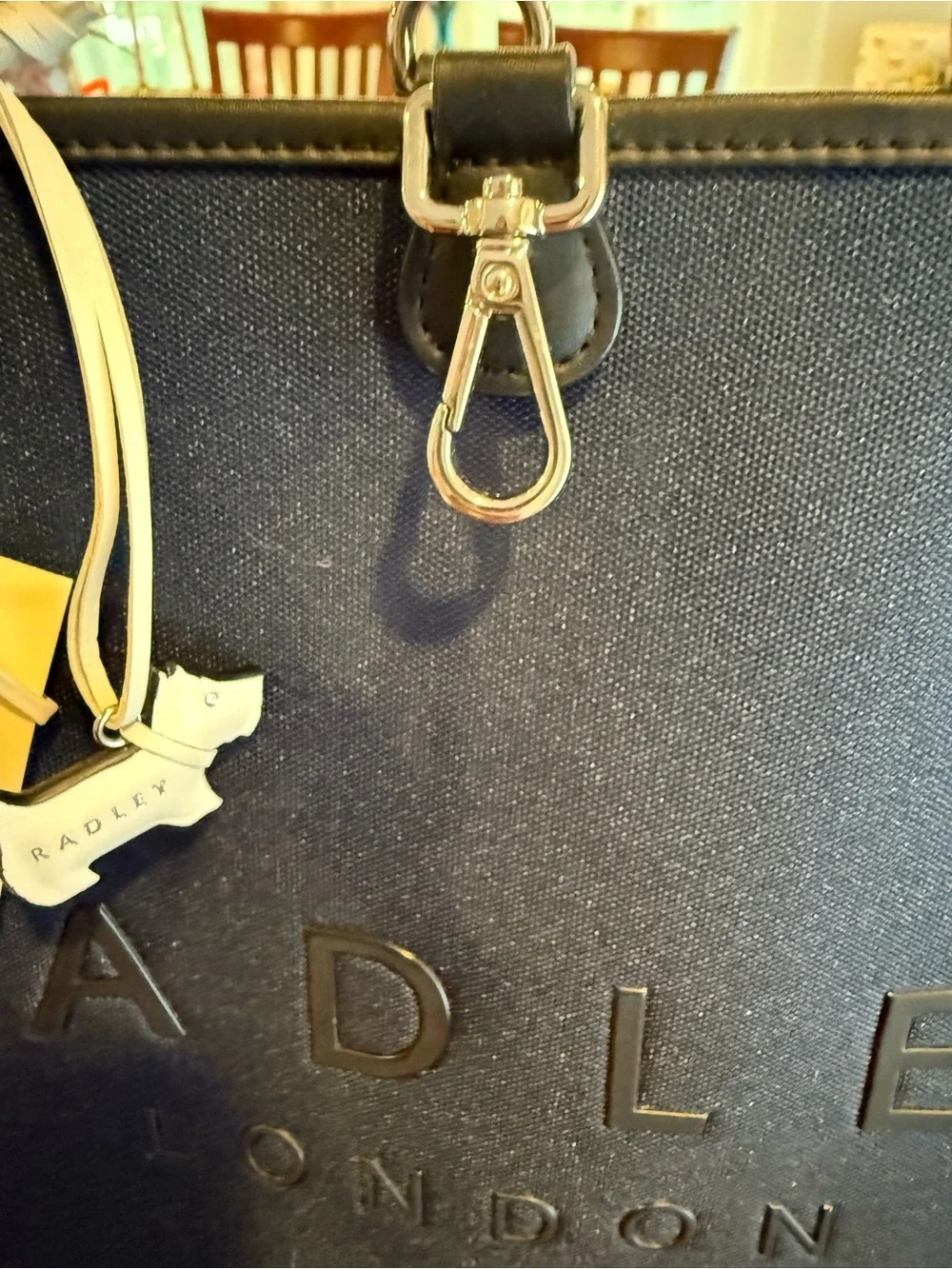Radley London Addison Park Open Tote Navy NWT